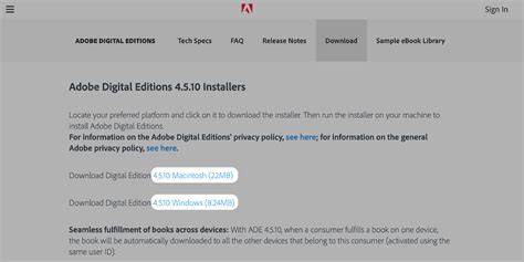 Adobe Digital Editions 4.5.12